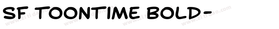 SF Toontime Bold字体转换